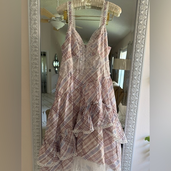 Anthropologie Dresses & Skirts - Anthropologie Bobby asymmetrical tiered ruffle midi dress